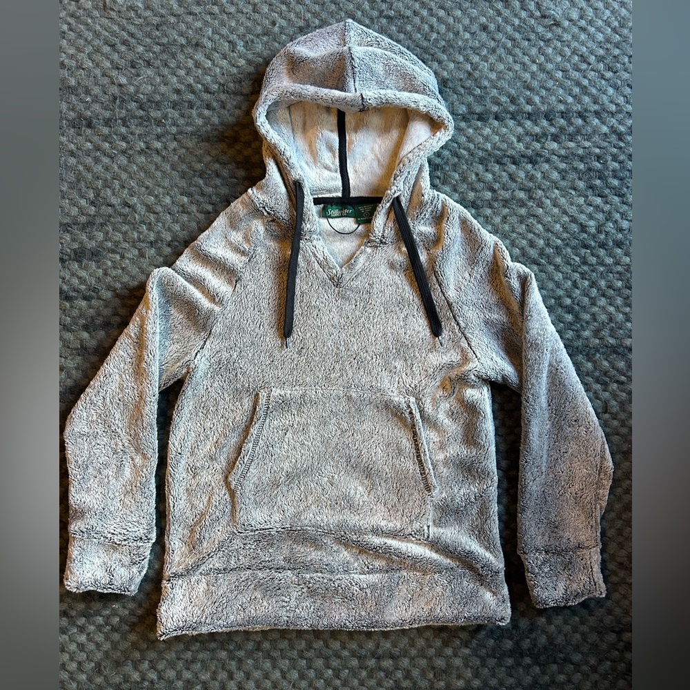 Cozy Gray Women's Stillwater Supply Co. Hoodie, Small